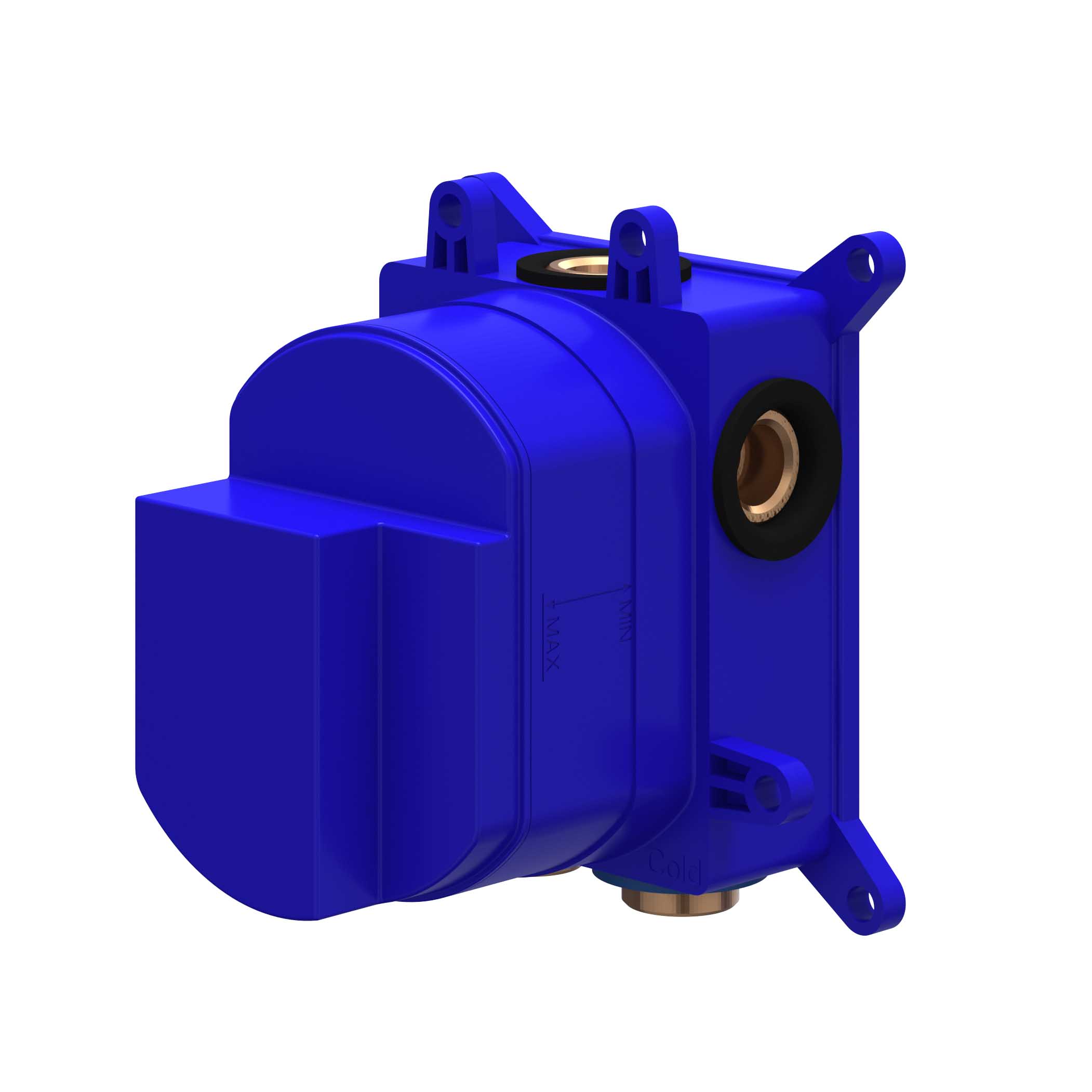 IVY Inbouwbox t.b.v. thermostaat met 3-weg omstel 6299003 Donker blauw