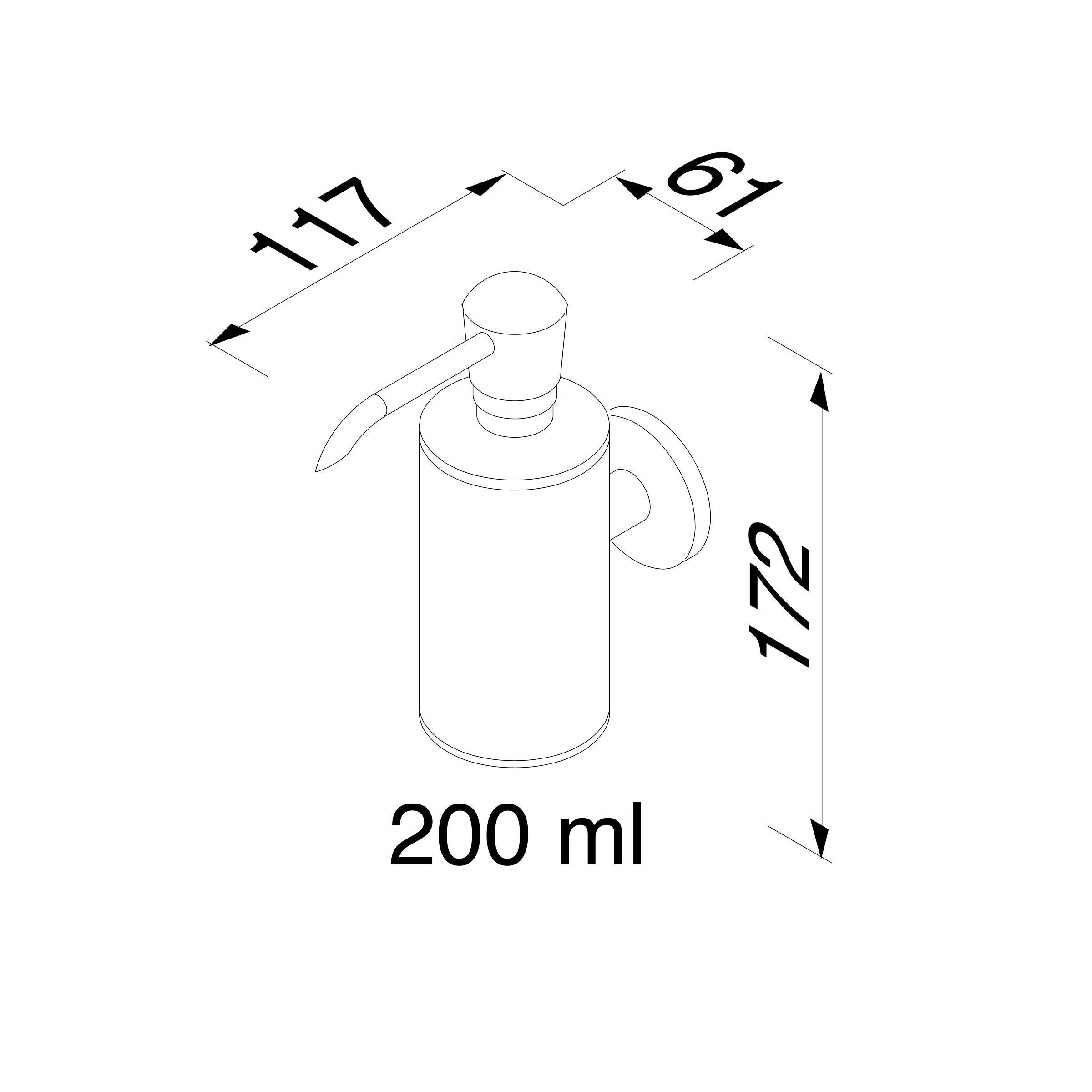 Geesa Nemox brushed gold Zeepdispenser 200 ml 916527-07