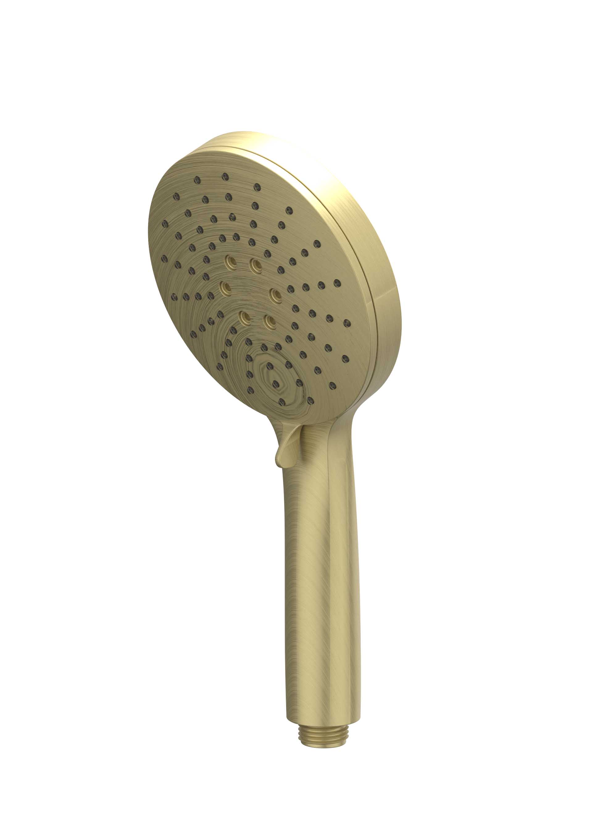 IVY Toebehoren Handd 3-standen m/antikalk nozzels van ABS kunststof 6900404 gebr. mat goud PVD