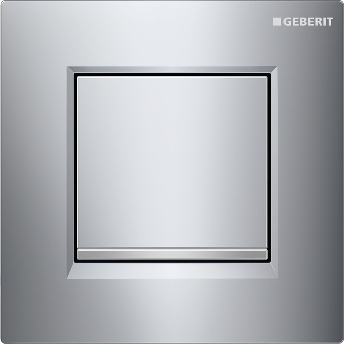 Geberit type 20 ur-sturing pneumatisch square chroom - matchroom 116.017.KH.1