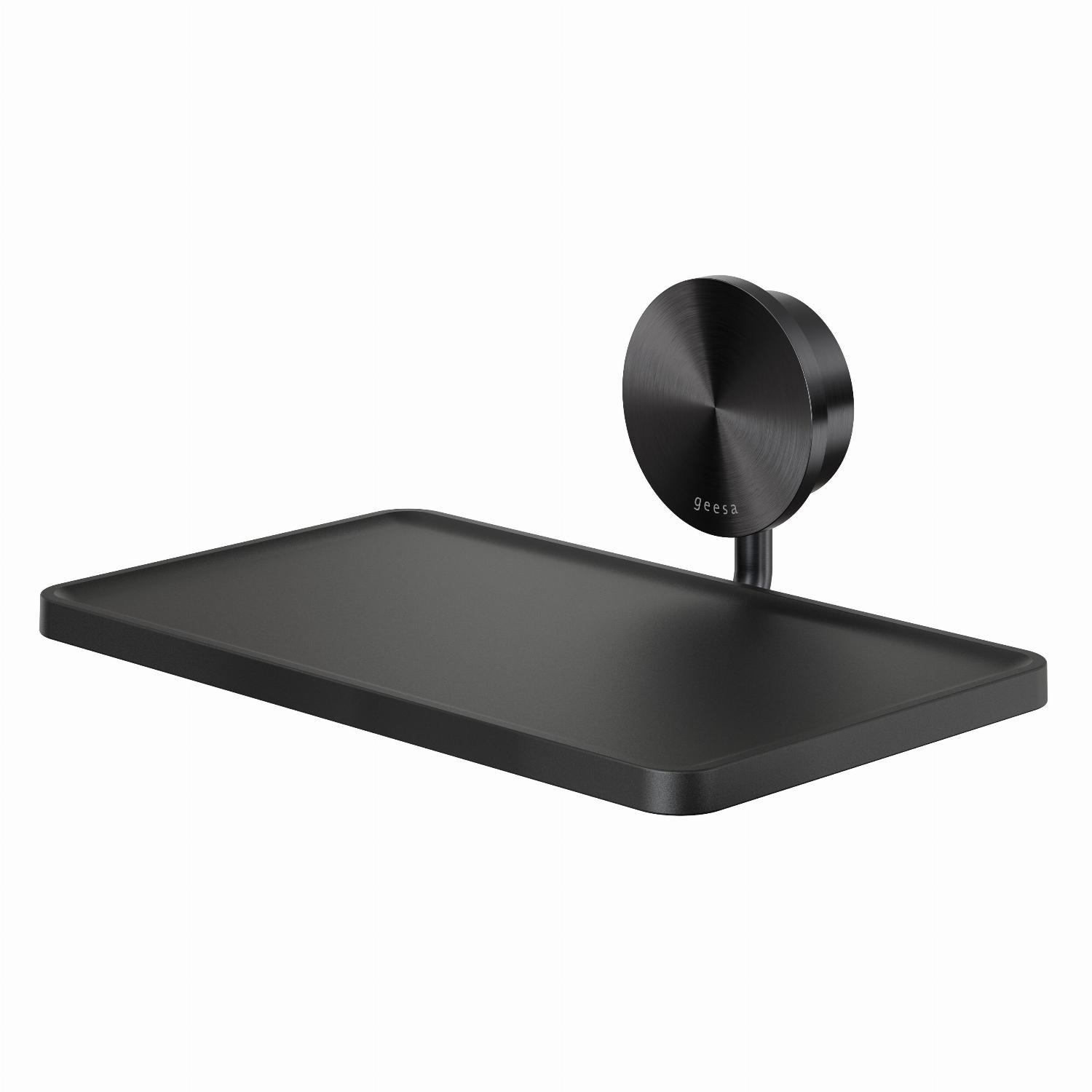 Geesa Opal planchet 18.5 cm 917243-09 geborsteld zwart metaal