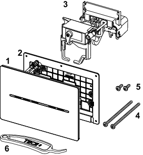 TECEsolid WC elektronica met handsfree bediening 12 V net geborsteld rvs anti vinger 9240454