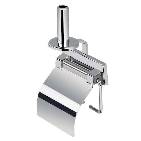 Geesa Standard toiletrolhouder. m/res.rolhoud 915144A m/veer en glanzende klep