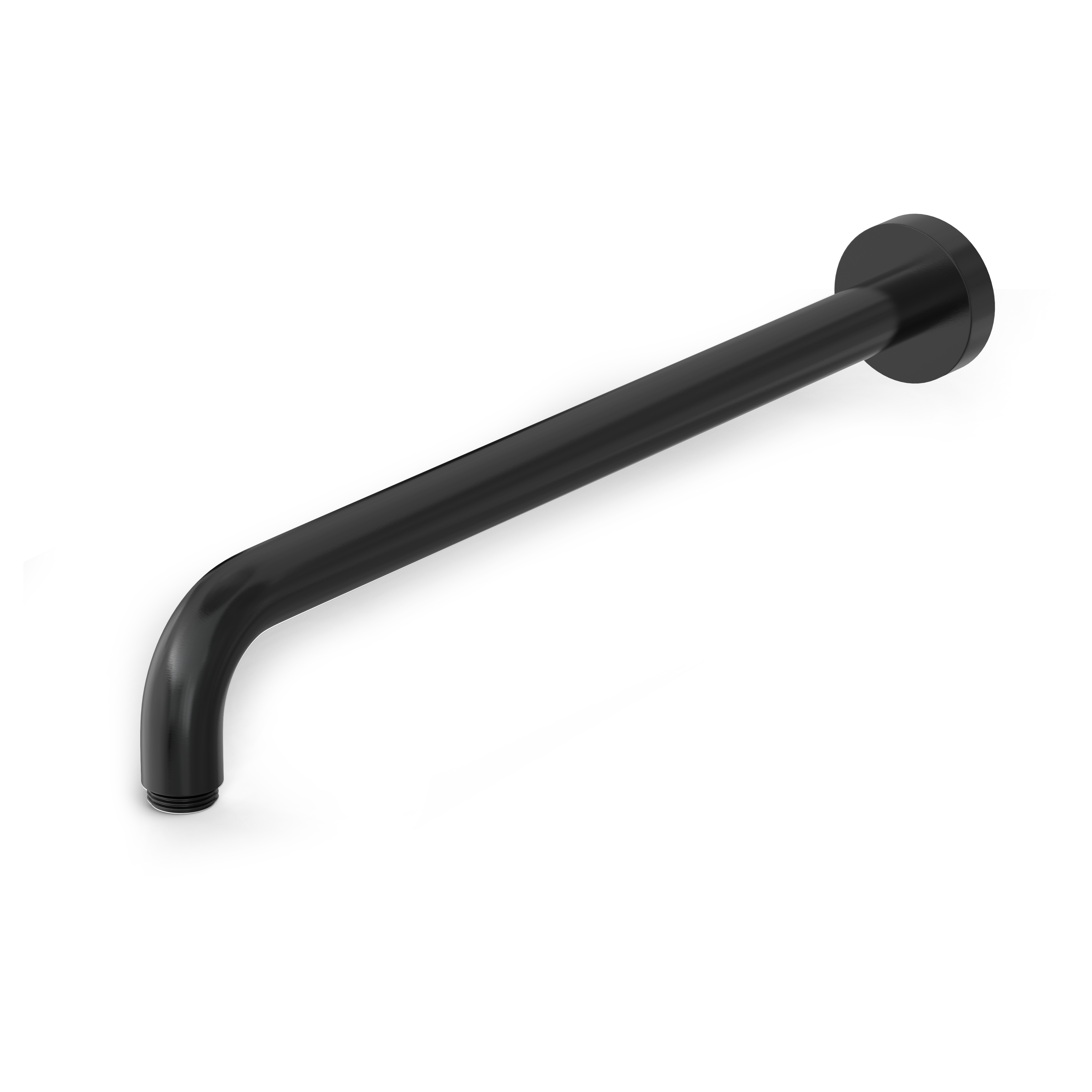 Hotbath Mate wandarm rond 40 cm M450/40MBP Geborsteld zwart PVD