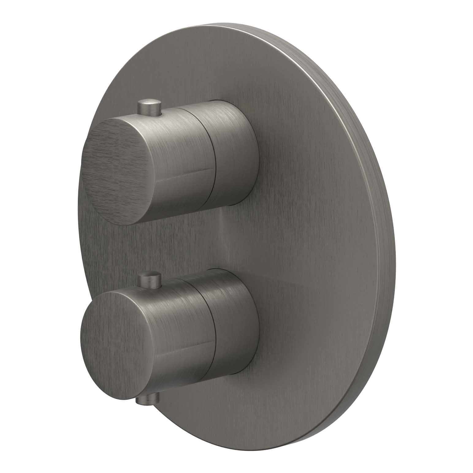 IVY Bond Afbouwdeel inbouwthermostaat met 2-weg stop-omstel 6201156 gebr. metal black PVD