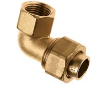 Mess. 3-del. kniekopp. 3/8bi. x 12 mm.