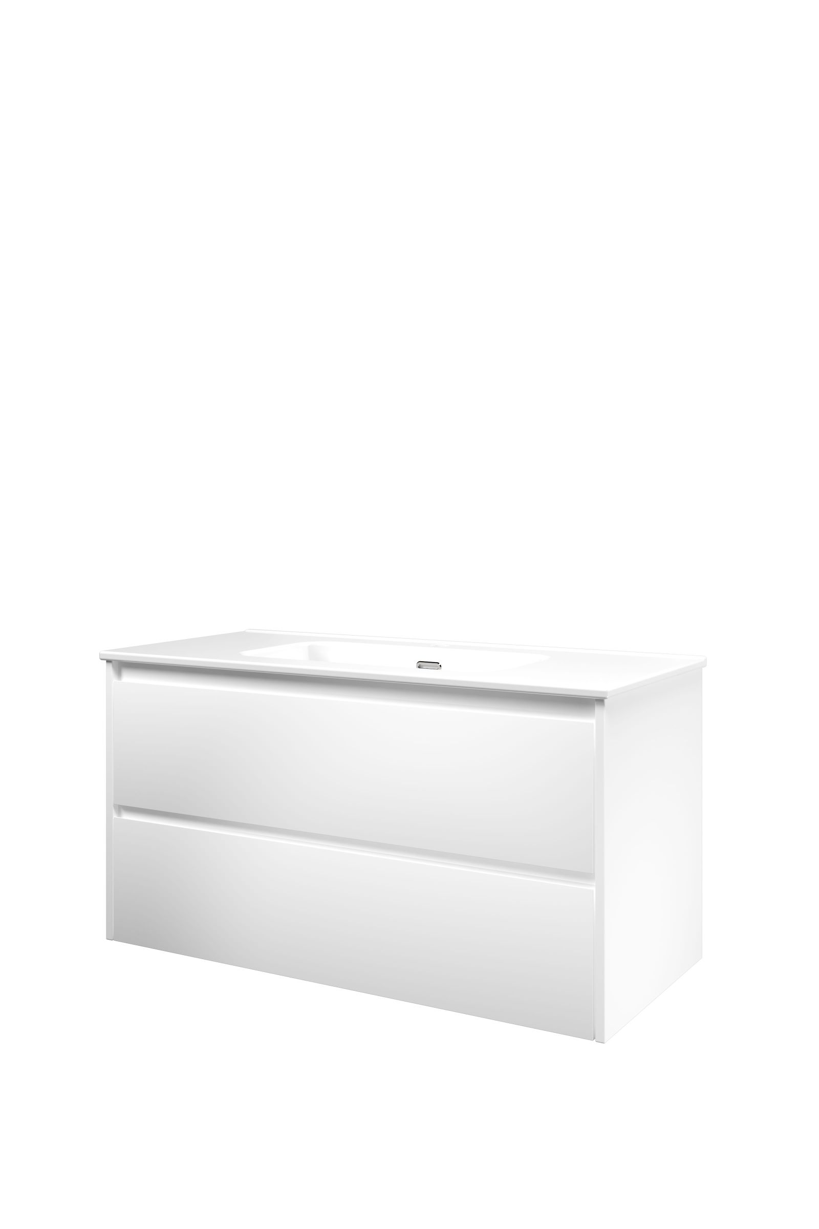 Proline set porselein Elegant wast. met 1 krgt. en onderk. sym. 1815155 Mat wit/Glans wit H540xB1000xD460