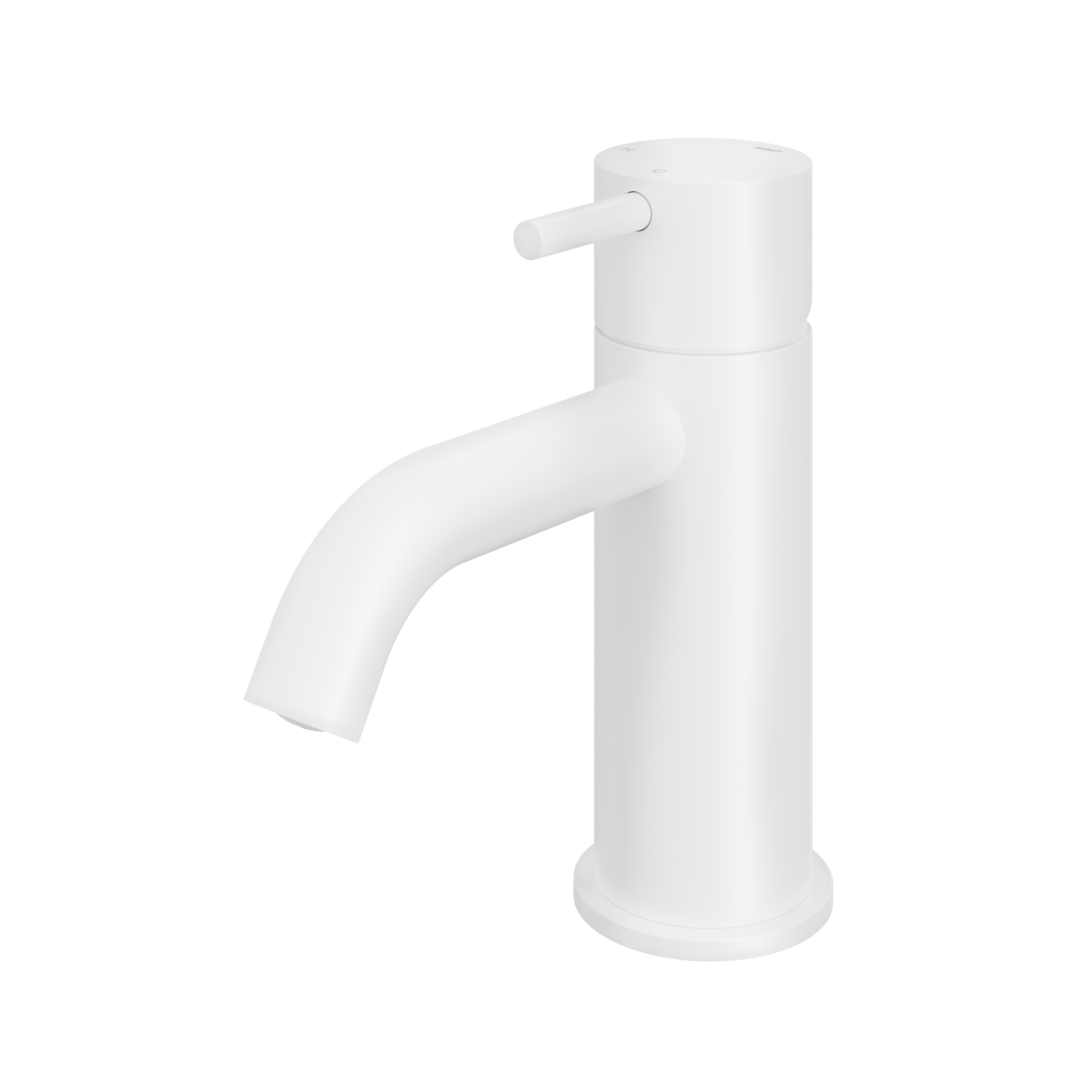 Hotbath Cobber wastafelmengkraan CB003CWH Mat wit