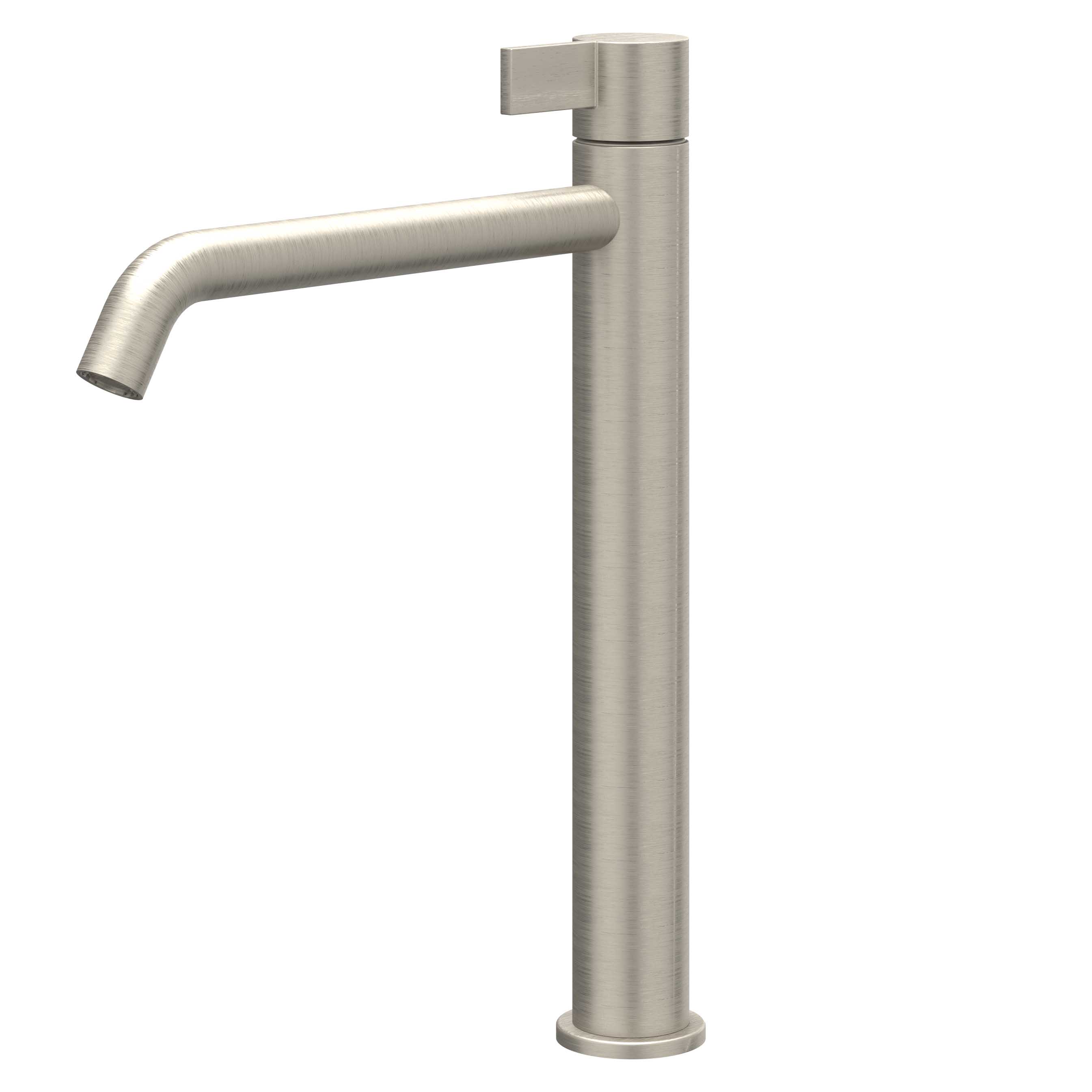 IVY Pact Eenhendel wastafelmengkraan opbouw model L coldstart 6101153 gebr. nickel PVD