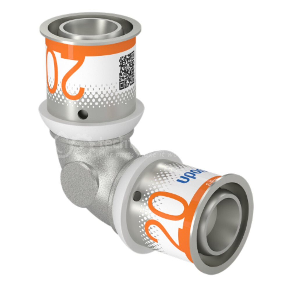 Uponor S Press Plus pers bocht 90 graden 20 1070528