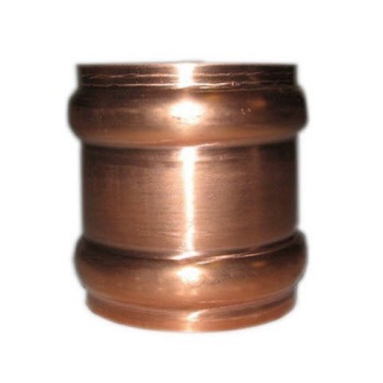 Koperen overschuifwrong 80mm