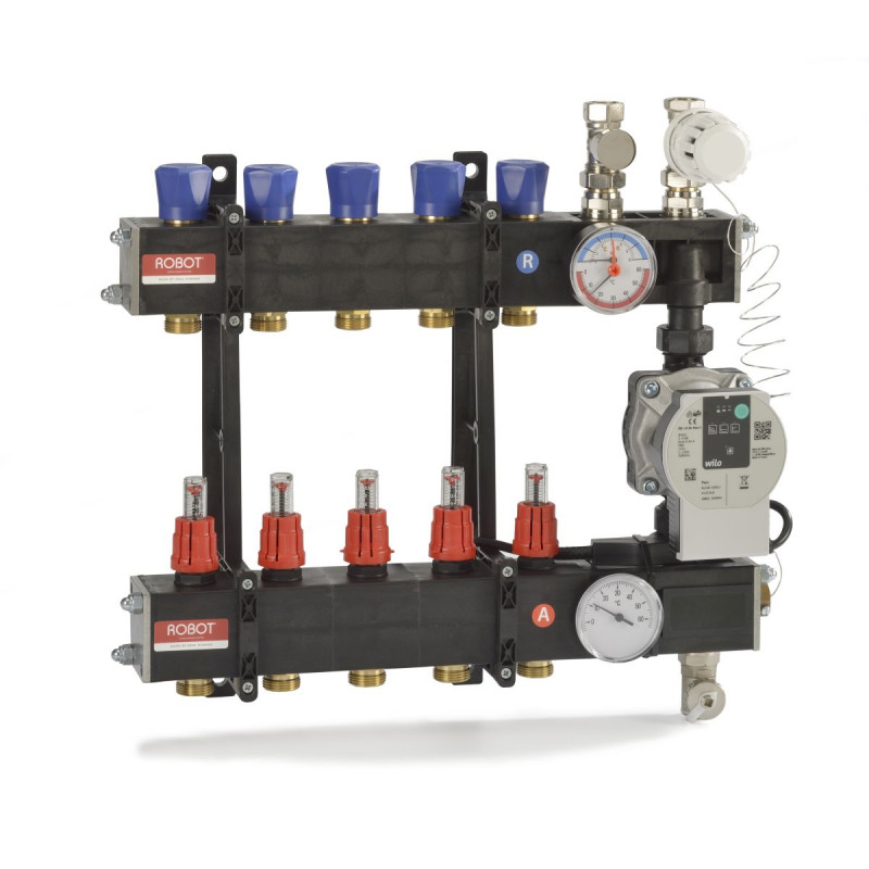 Robot LTVC verdeler composiet 8 groeps met Wilo pomp 261788