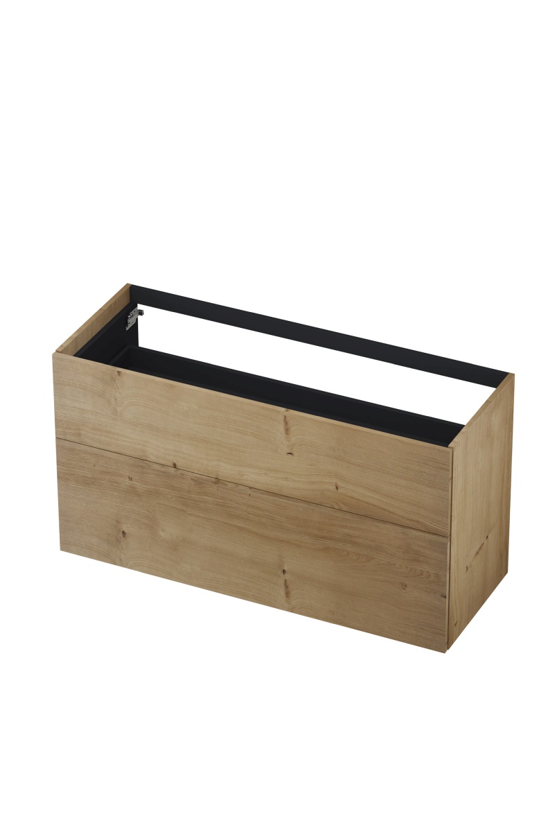 INK P2O onderkast 2 laden push to 1259227 Fineer Ash grey H650xB1200xD450