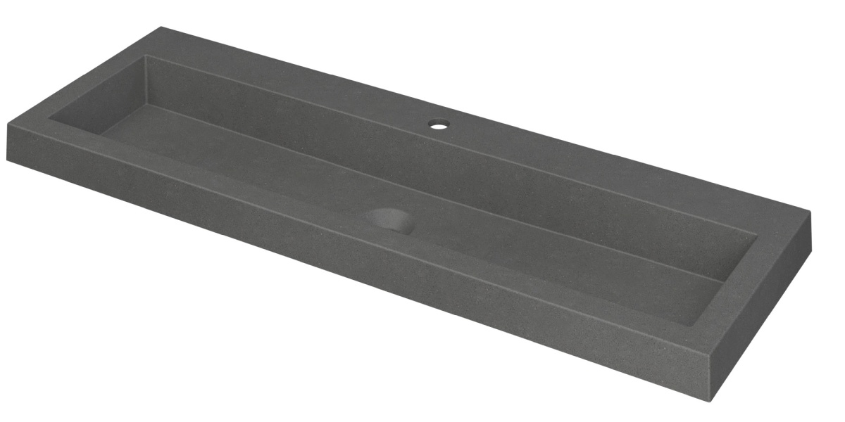 INK Dock wast. Quartz met 1 krgt. 3415131 Quartz grijs H60xB1200xD400