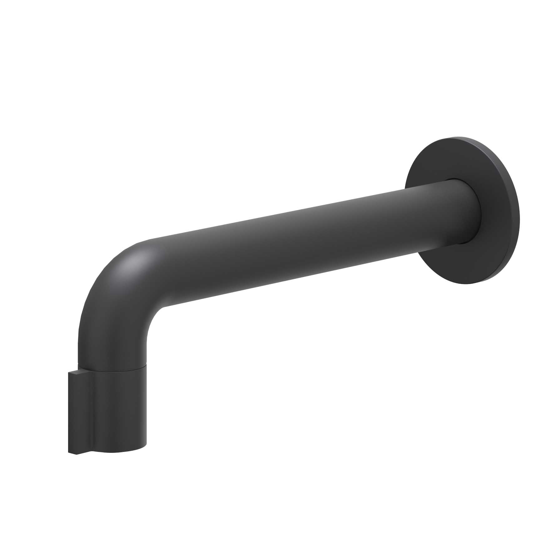 IVY Pact Fonteinkraan wandmodel 1/2aansluiting inkortbaar 6402102 Mat zwart PED