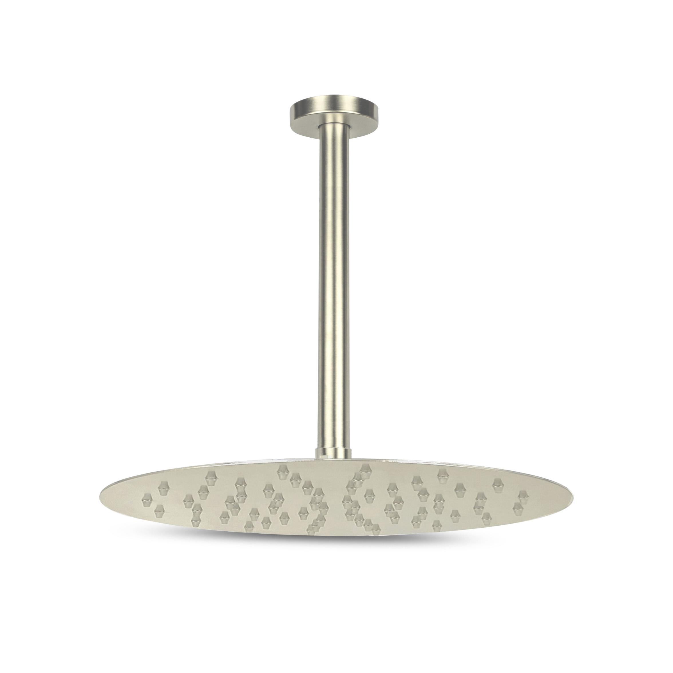 Lagoo Nesso Hoofddouche set Superslim 200 + plafondbuis 30 cm N9203BN Brushed Nickel
