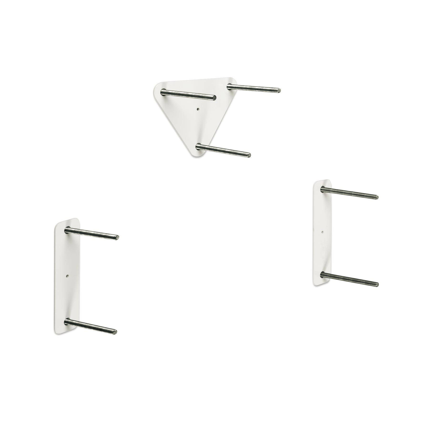 Linido contraplaat douchezitting LI0122508402 RVS/wit