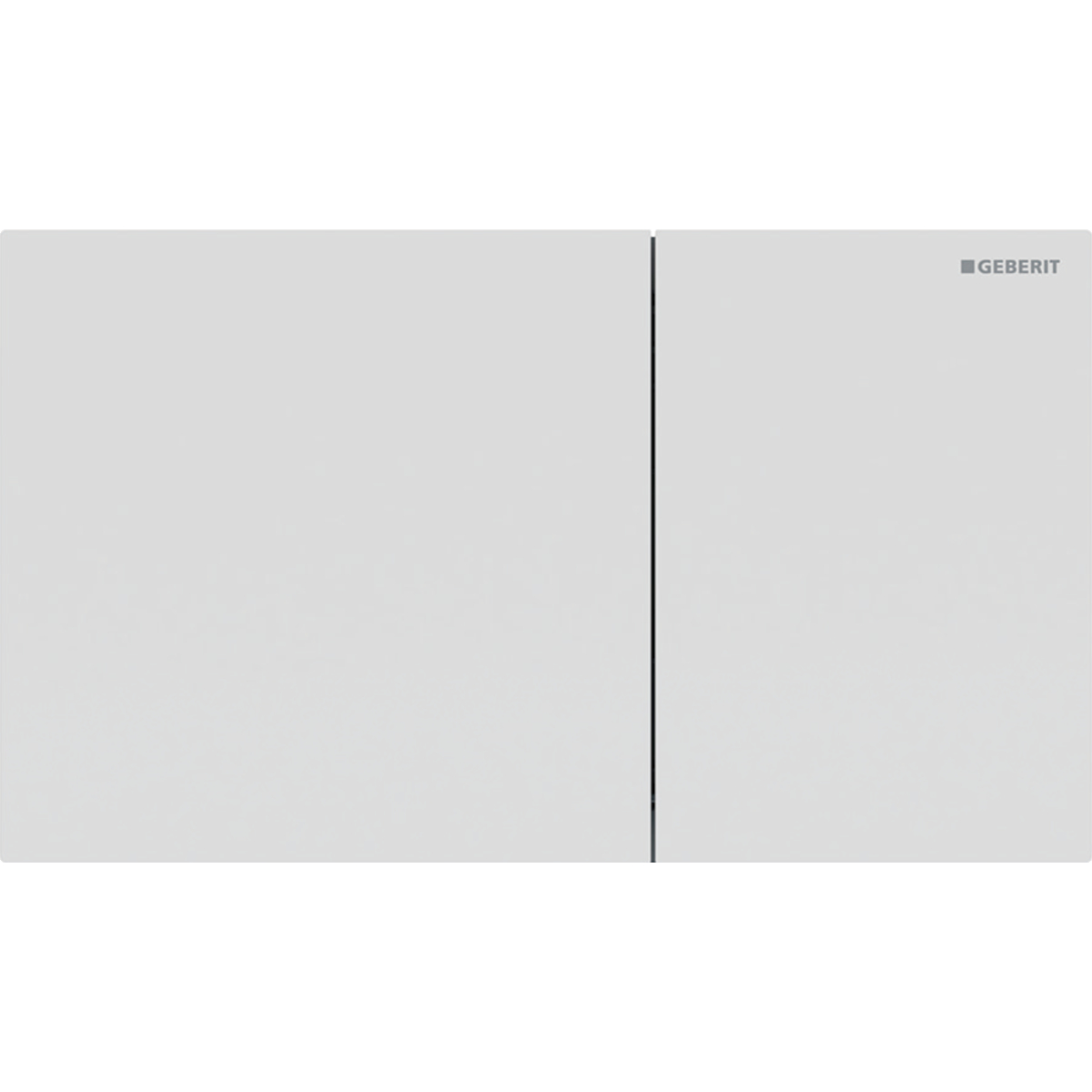Geberit Sigma70 bedieningsplaat 2- toets square rvs matwit 115.622.JT.1