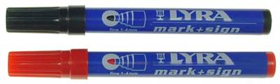 LYRA Merkstift blauw fine 10 per doos 4905.900