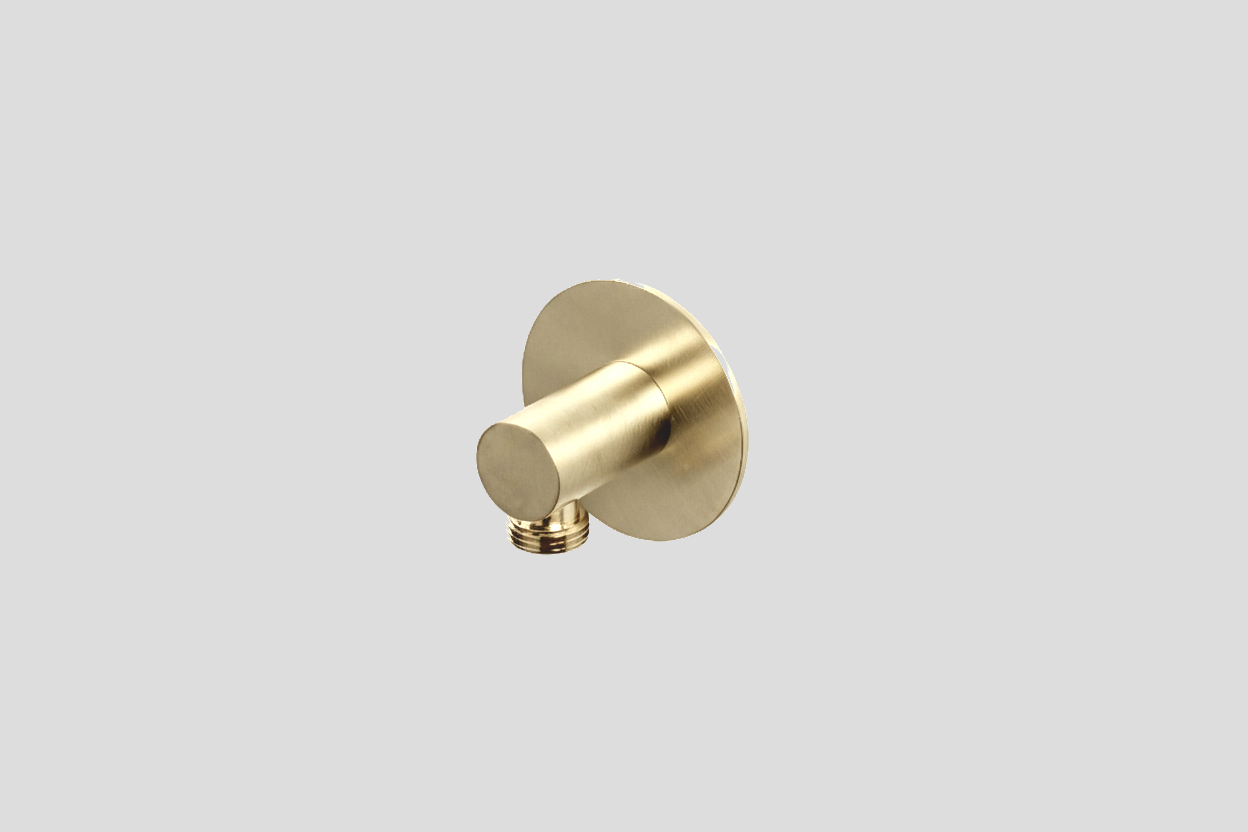 Lagoo Garda Wanduitlaat G2248PG Brushed Champagne PVD