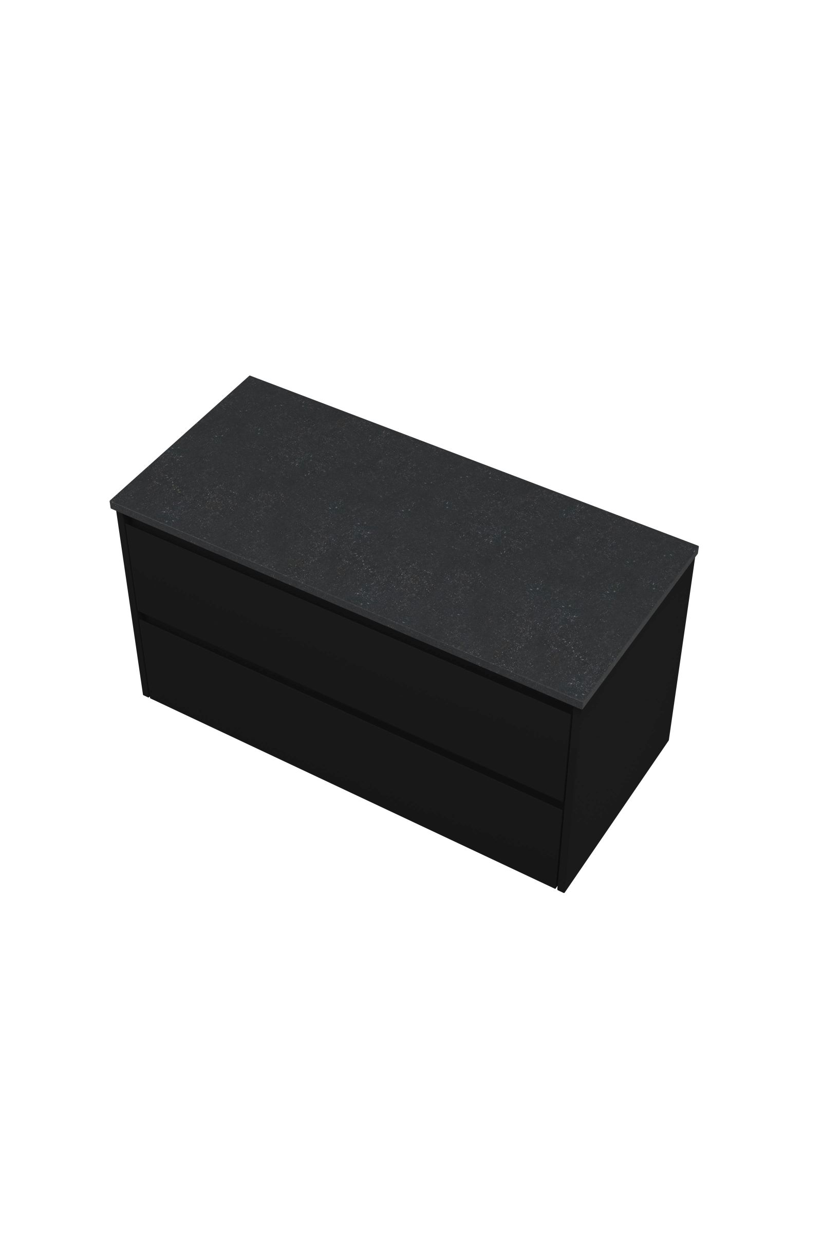 Proline Top afdekplaat hardsteen onderk. symm. H540xB1000xD460 Mat zwart/Blue stone / 1817916