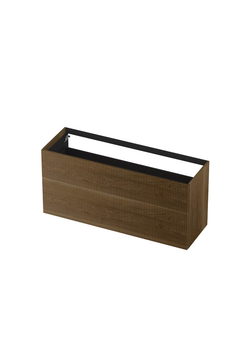 INK onderk. 2 la push to open verticaal gefreesd H650xB1400xD450 Massief eiken ash grey / 1259335