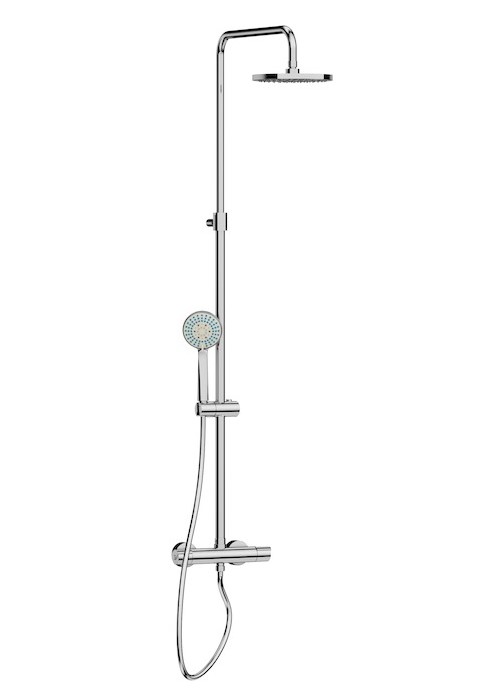 Jika Mio thermostatische opbouw doucheset H3337170045711 chroom