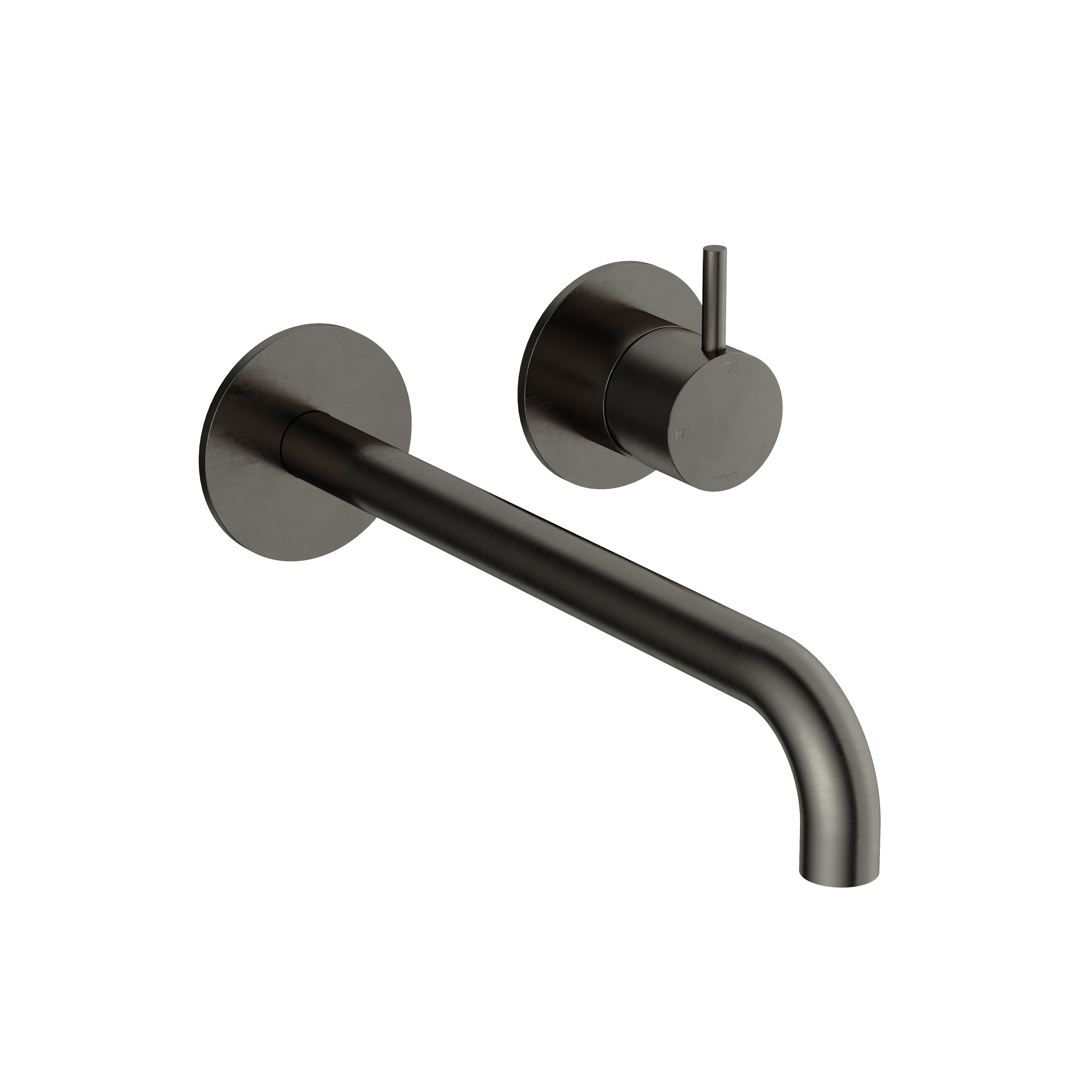 Hotbath Cobber afbouwdeel tbv inbouw wastafelkraan 25cm uitloop CB105EXT25AI Verouderd IJzer