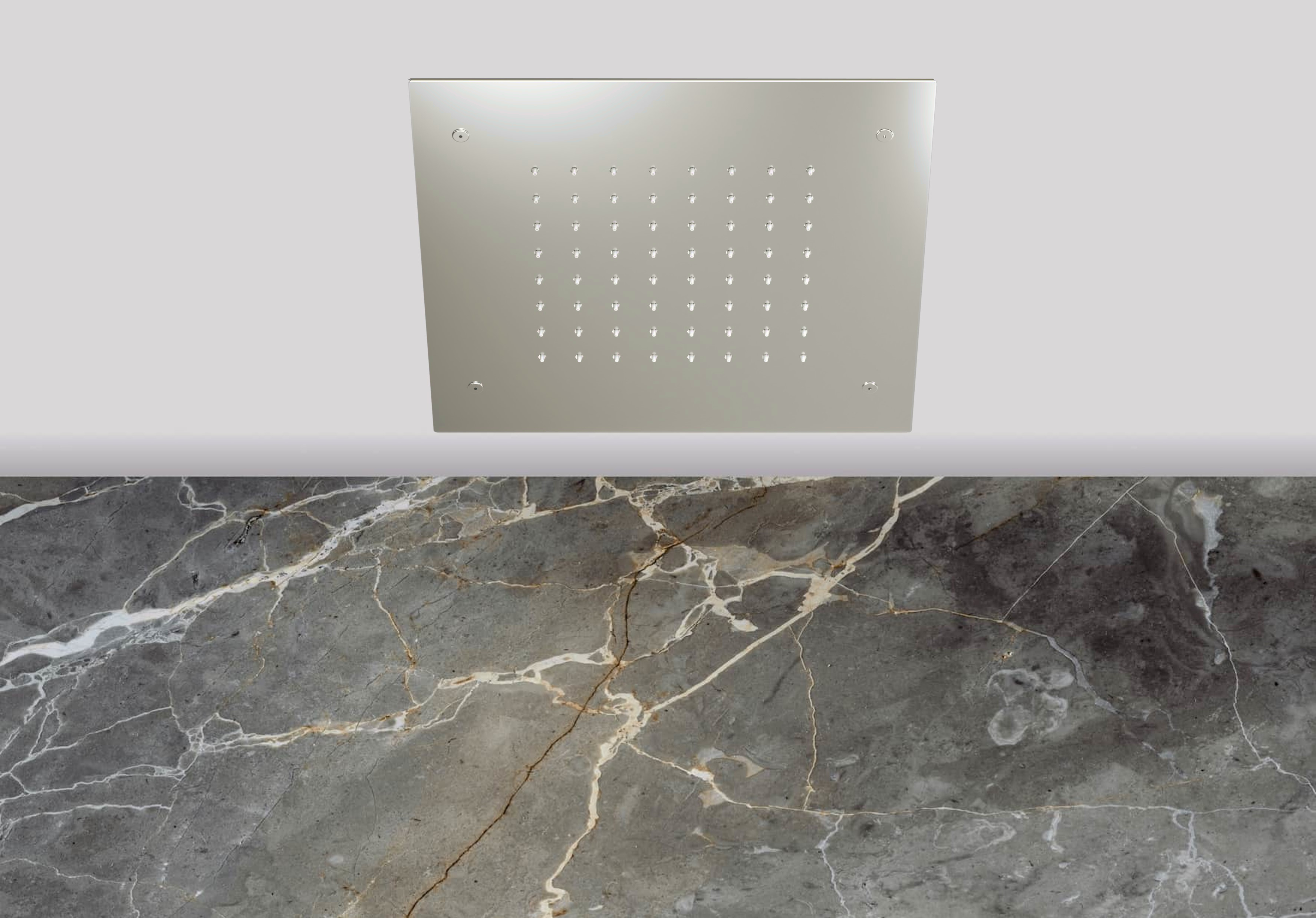 Lagoo Nesso Hoofddouche Showerlicious 300 x 300 N8230BN Brushed Nickel