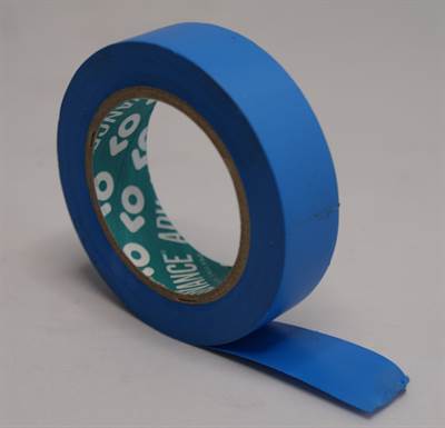 VEDE PVC tape blauw 15 mm x 10 mtr 276.9015