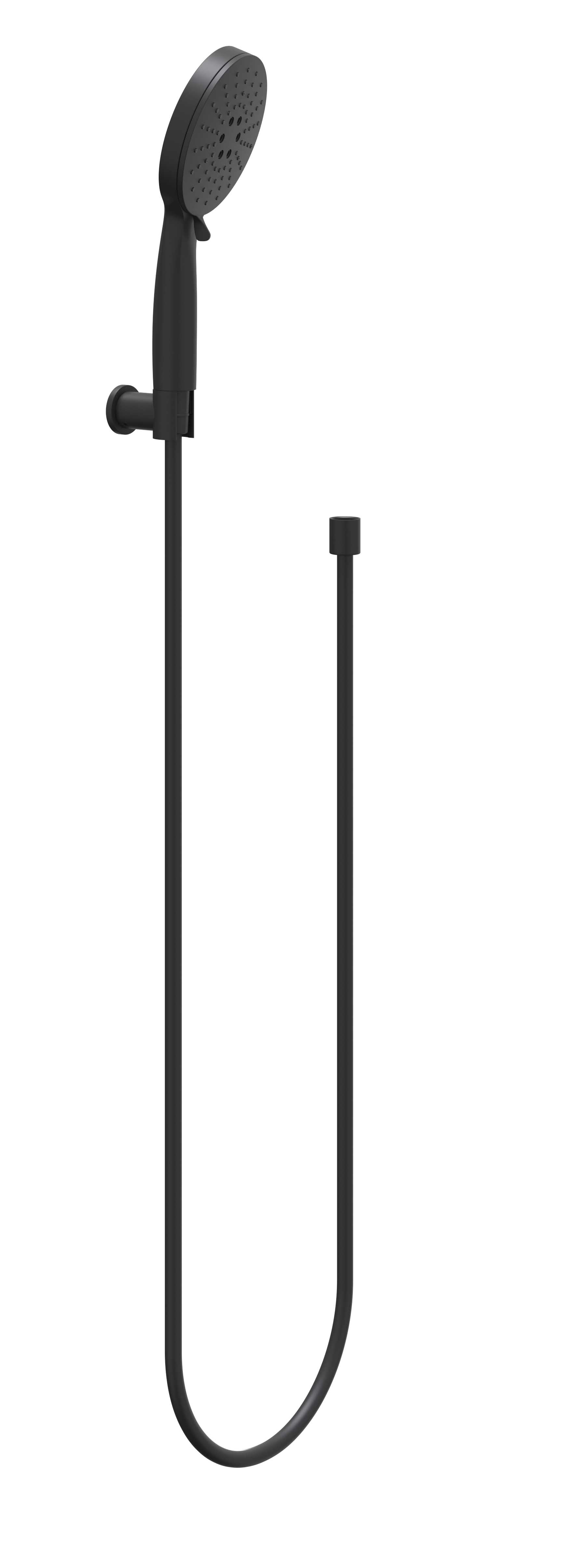 IVY handdset slang 150cm wandhouder en 3-standen handd 6901112 Mat zwart PED