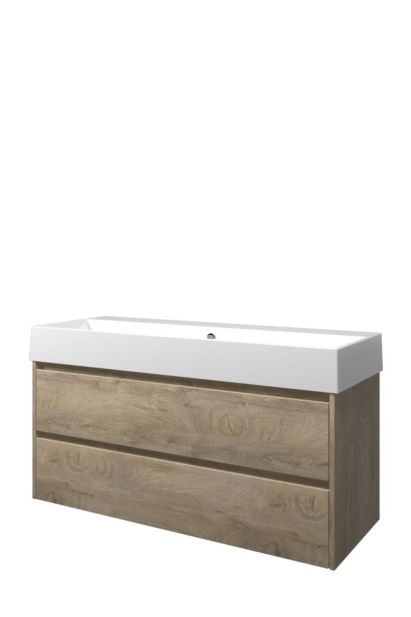 Proline set porselein Loft wast. z. krgt. en onderk. sym. 1815471 Raw oak/Glans wit H620xB1200xD460