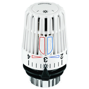 Heimeier thermostatisch regelelement K met 0 stand wit 7000-00.500