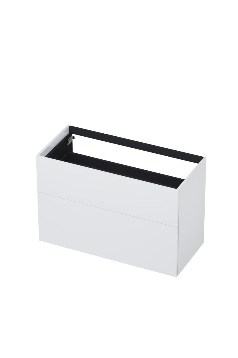 INK onderk. 2 laden push to open 65cm gelakt 1259104 Hglans wit H650xB1000xD450