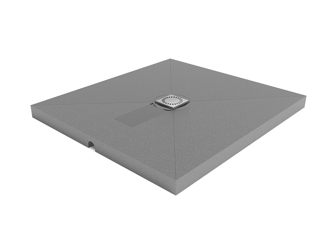 Shower Board Aqua Brilliant 110x120 cm  complete set SBAquaB