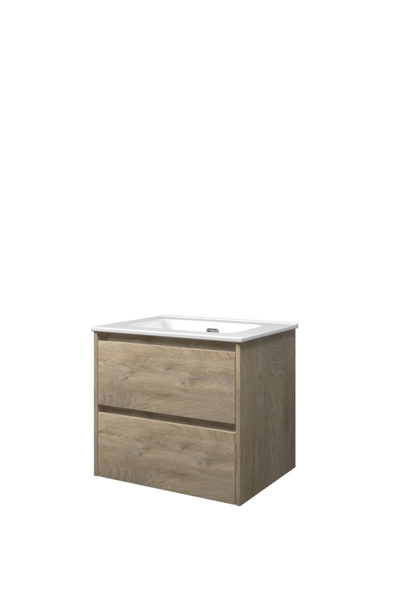 Proline set porselein Elegant wast. z. krgt. en onderk. sym. 1815101 Raw oak/Glans wit H540xB600xD460