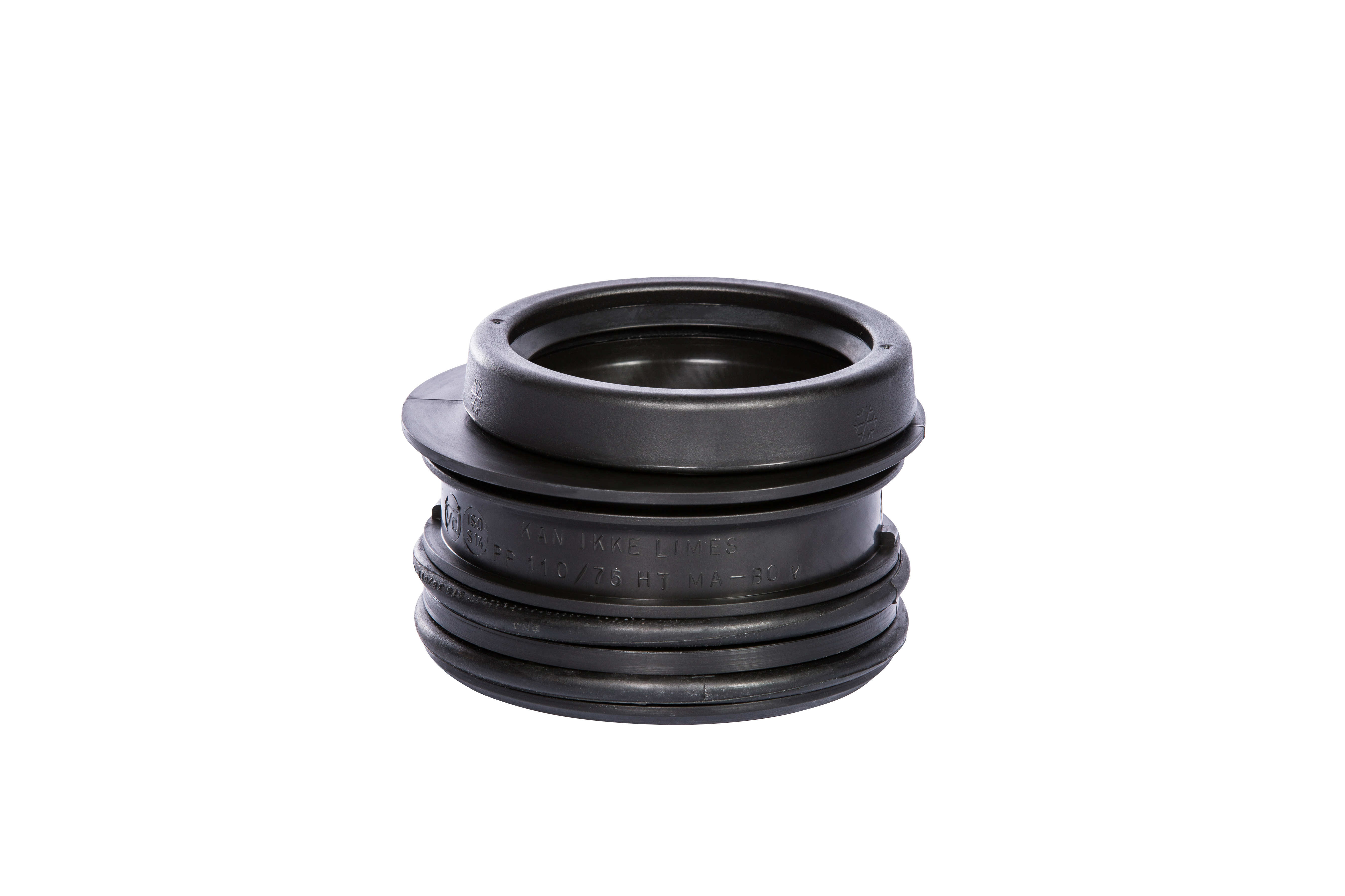 PP Inzetverloop 50x40 s/m Zwart 70007119