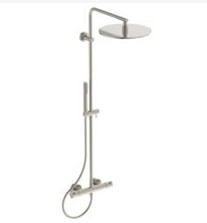 IS douchesysteem hoofddouche 300 met staaf handdouche A7589GN Silver Storm