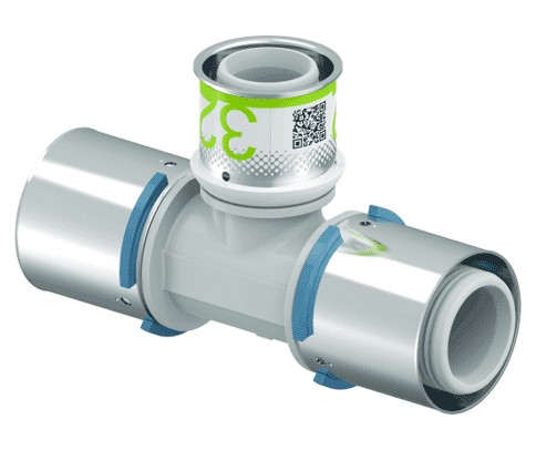 Uponor Composiet pers verloop T stuk 40x32x40 1039966
