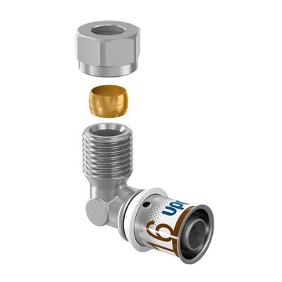 Uponor S Press Plus puntknie 16x3/8x10CU 1070538