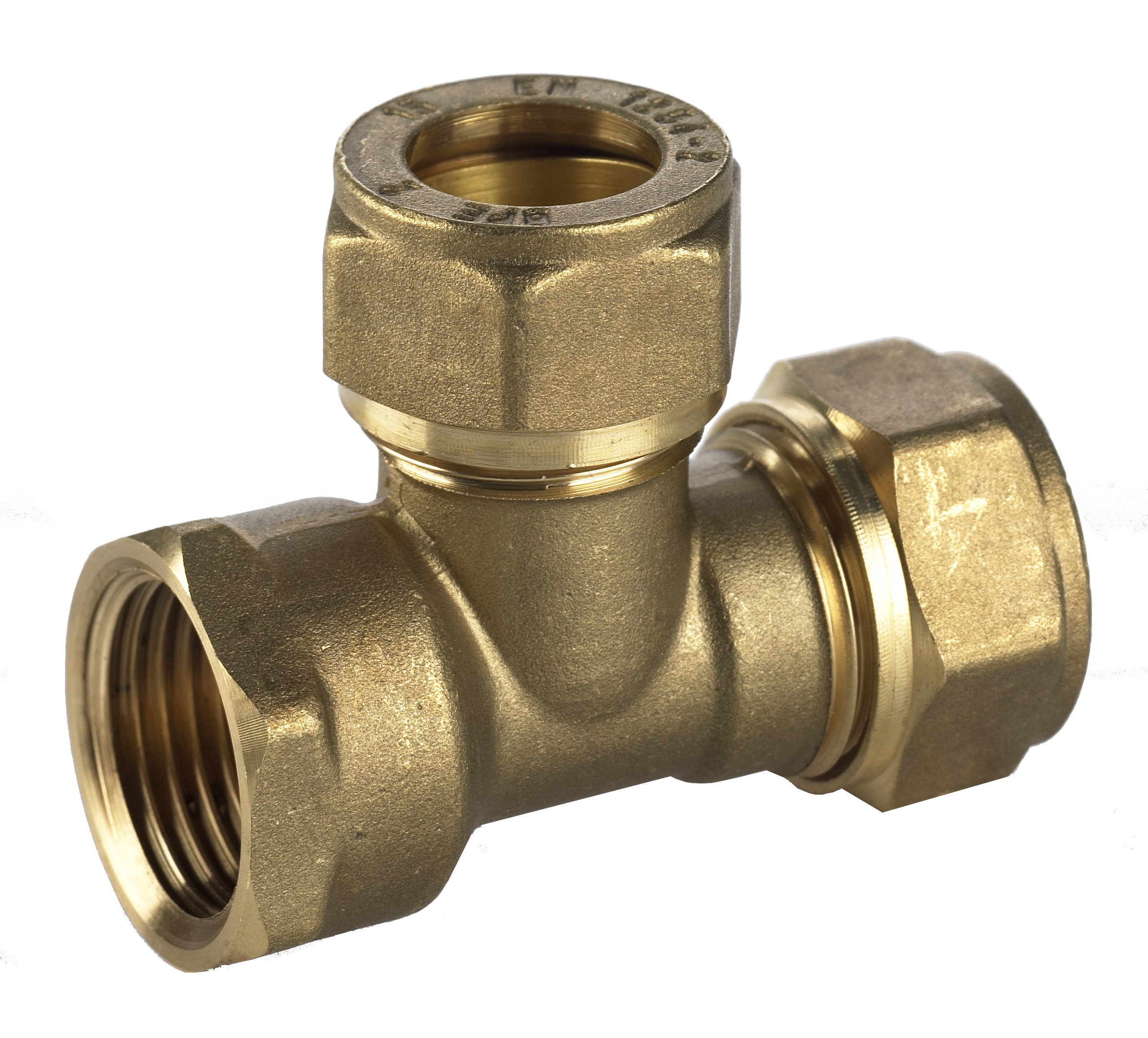 BPE T stuk binnendraad 15x15x1/2 knel 82611