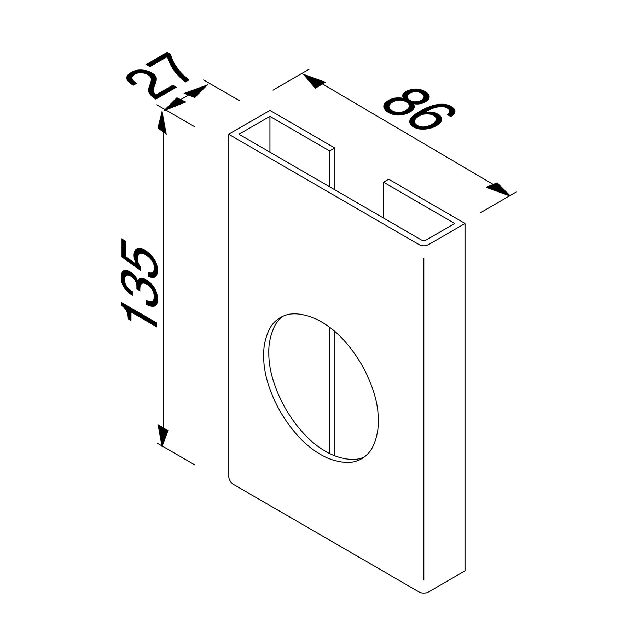 Geesa Nemox brushed bronze Houder voor Hygienische zakjes 91122-10
