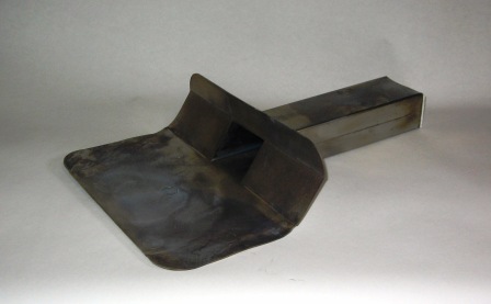 Loden gegoten plakplaat 6x8 45cm 45 graden 30 ponds