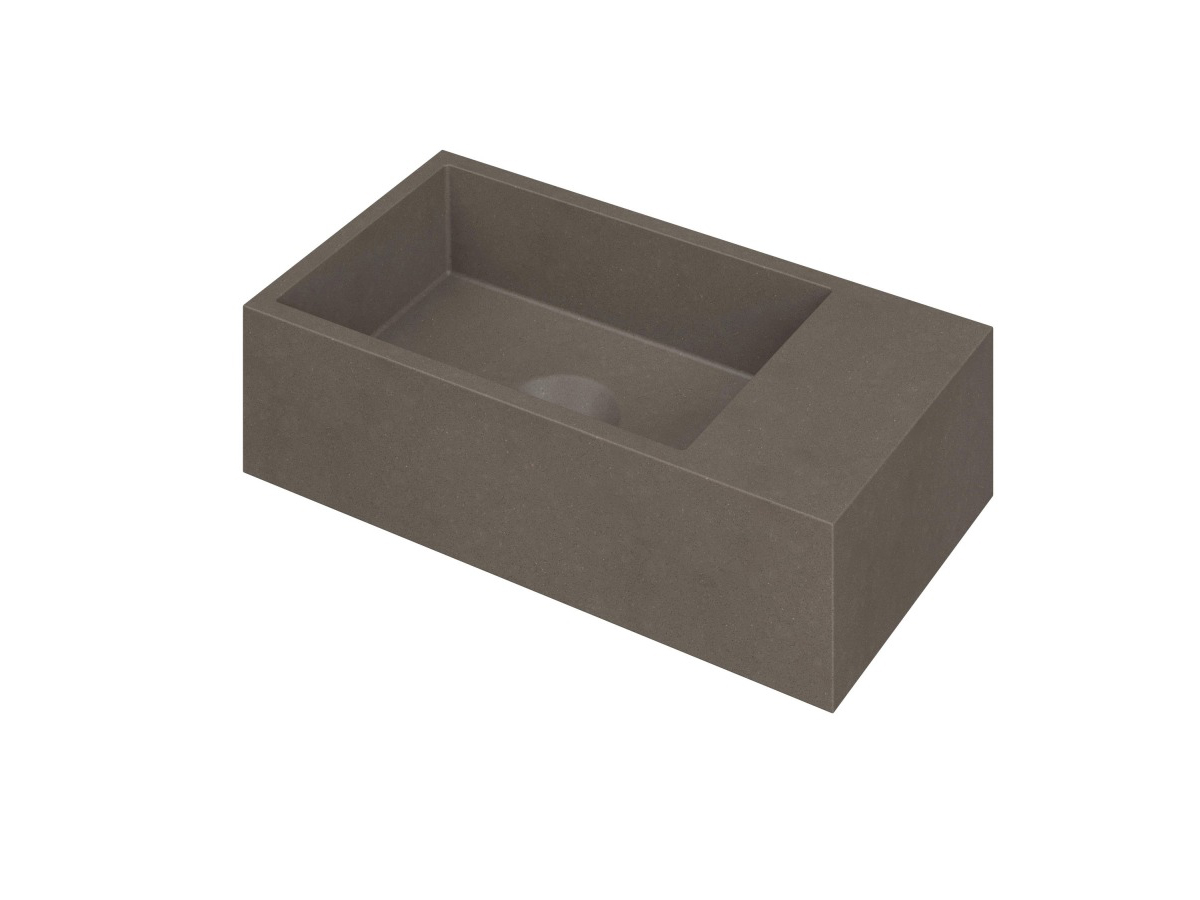 INK Versus Fontein Quartz rechts z. krgt. 3404124 Quartz beton H90xB360xD180