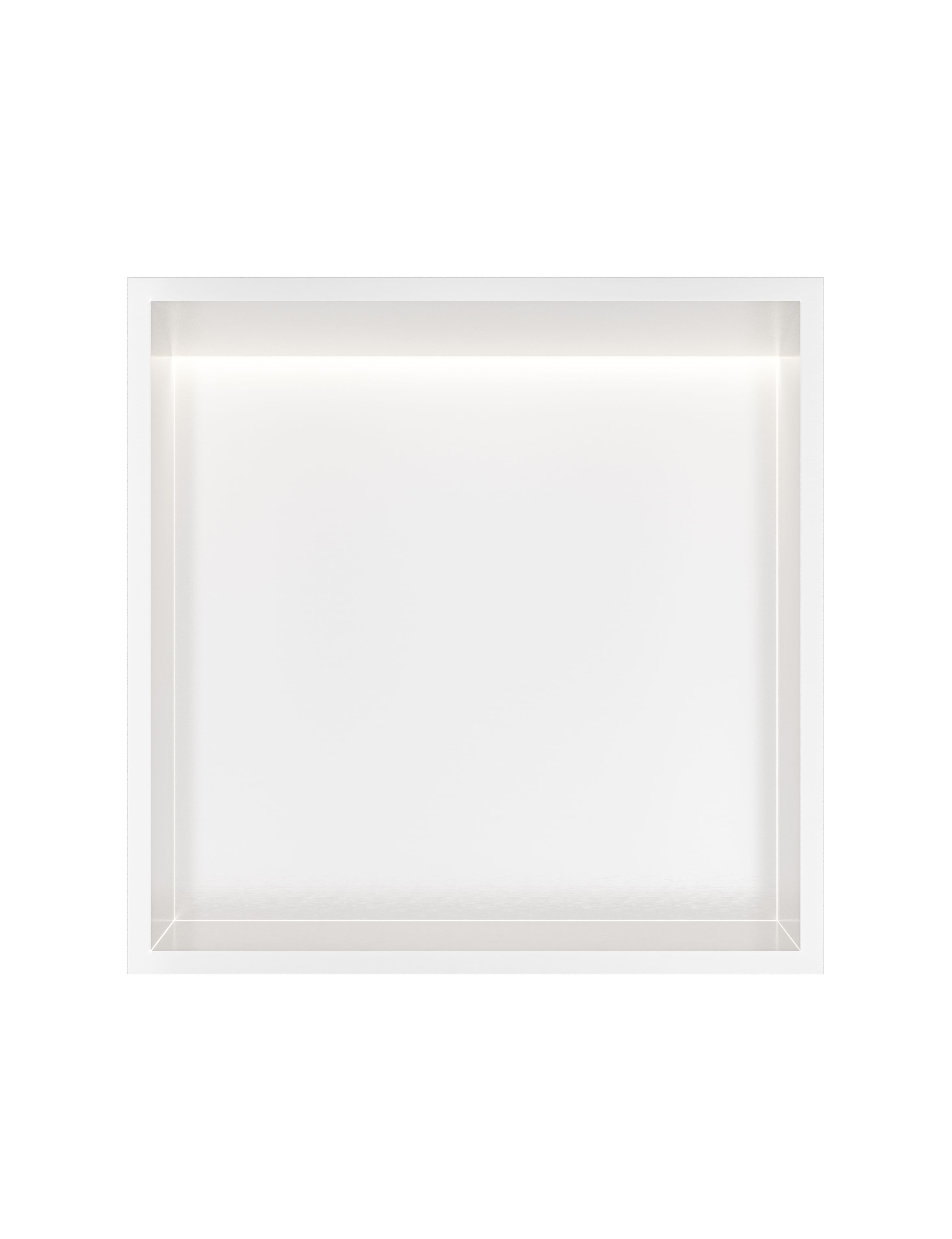 Hotbath More inbouwbox of inbouwnis 30x30x10cm with LED IP44 BOX030LWH Mat wit