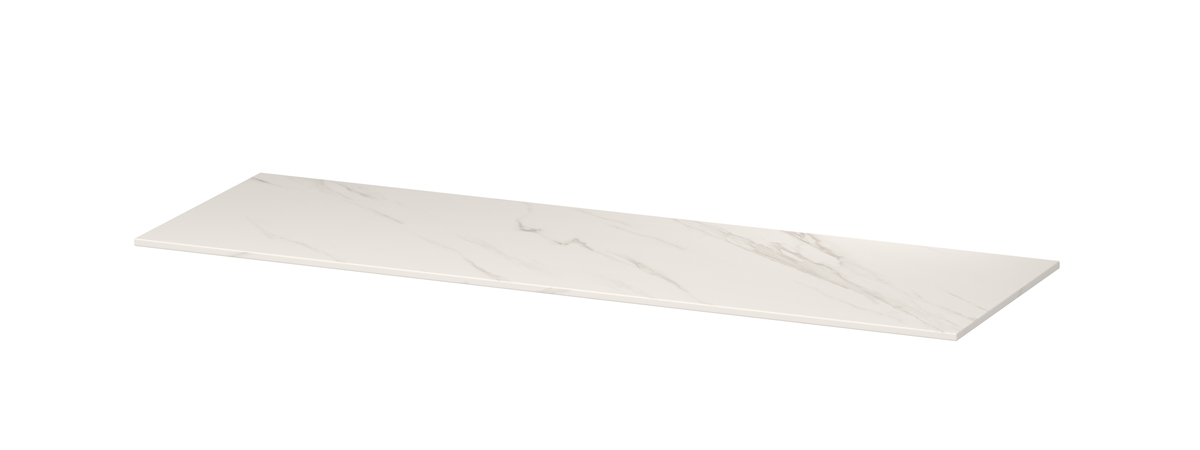 INK Afdekplaat van keramische slab zonder uitsparing H10xB1400xD450 Calacatta mat / 210240
