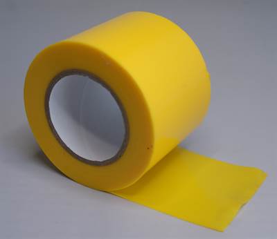 POVICEL PVC tape geel 5cm x 0.2mm x 10mtr 276.5000