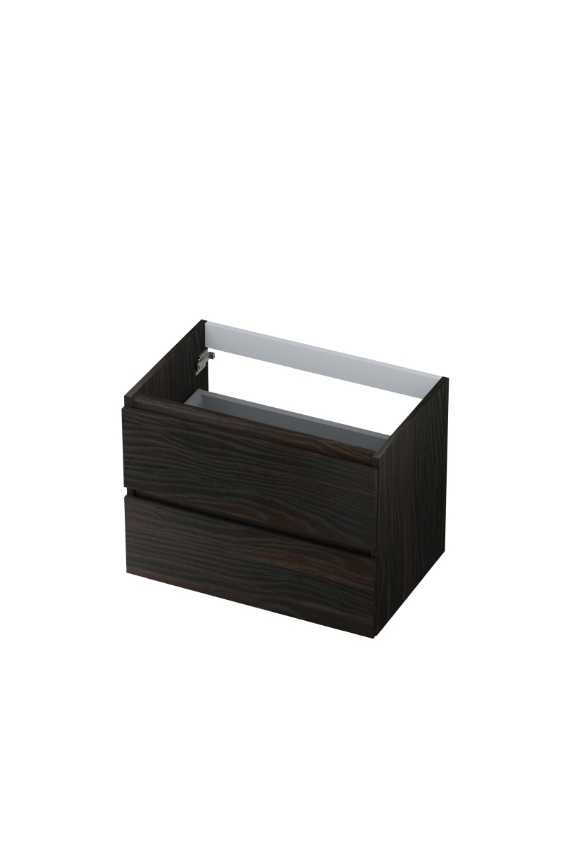 INK onderkast 2 laden gr.loos m. houten keerlijst 1257115 Intens eiken H520xB700xD450