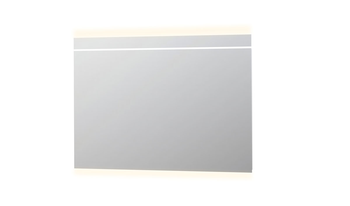 INK SP6 spiegel met horiz. geint. LED verl. en ind. boven en onder verl. en sensorschak. 8408450 Alu H800xB1200xD40