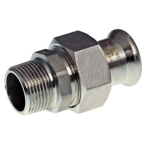 VSH XPress 304 schroefkoppeling btdr. 15x1/2 123460635